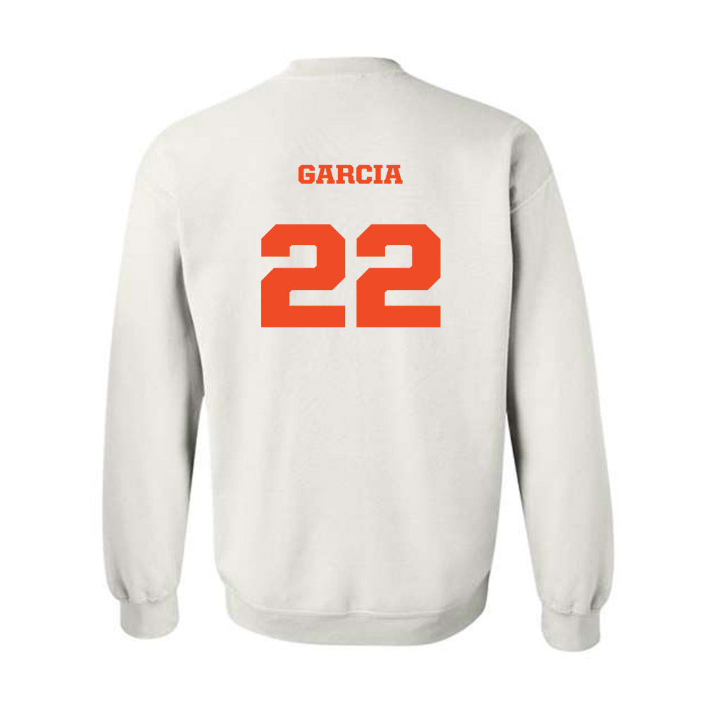 Campbell - NCAA Men's Soccer : Ronaldo Garcia - Replica Shersey Crewneck Sweatshirt-1