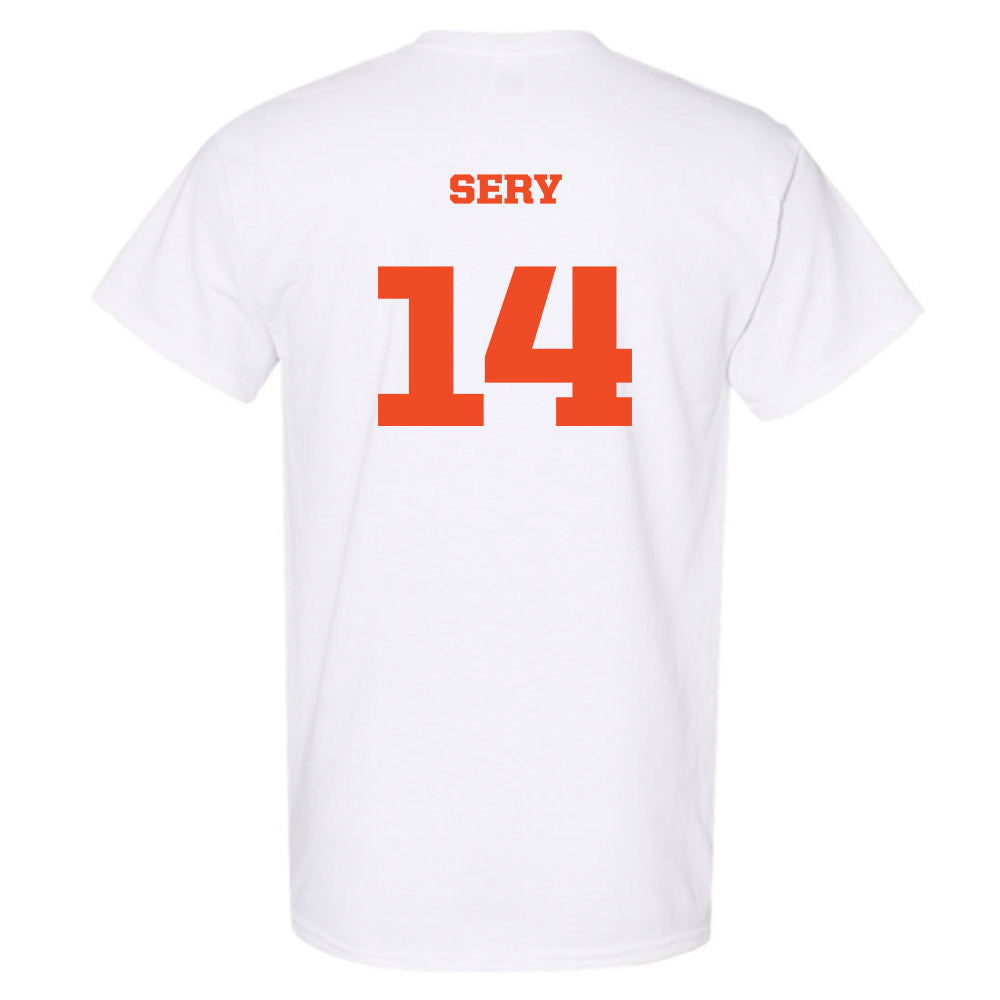 Campbell - NCAA Men's Soccer : Sam Sery - Replica Shersey T-Shirt-1