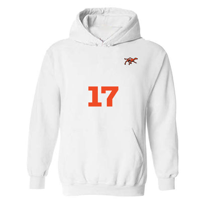 Campbell - NCAA Men's Soccer : Skyler Wright - Replica Shersey Hooded Sweatshirt-0