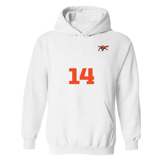 Campbell - NCAA Men's Soccer : Sam Sery - Replica Shersey Hooded Sweatshirt-0