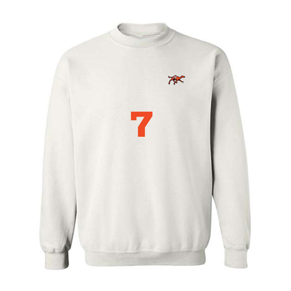 Campbell - NCAA Men's Soccer : Marco Wright - Replica Shersey Crewneck Sweatshirt-0