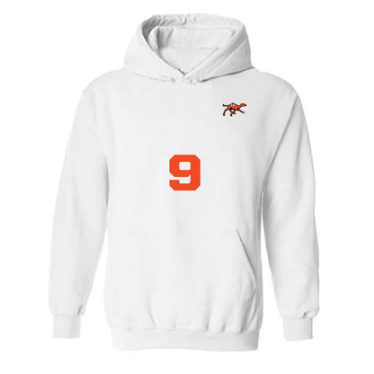 Campbell - NCAA Men's Soccer : Kristijan Bandur - Replica Shersey Hooded Sweatshirt-0