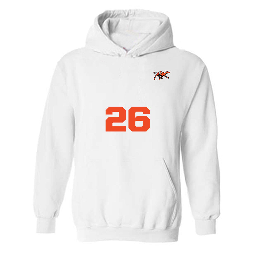 Campbell - NCAA Men's Soccer : Ioannis Moros - Replica Shersey Hooded Sweatshirt