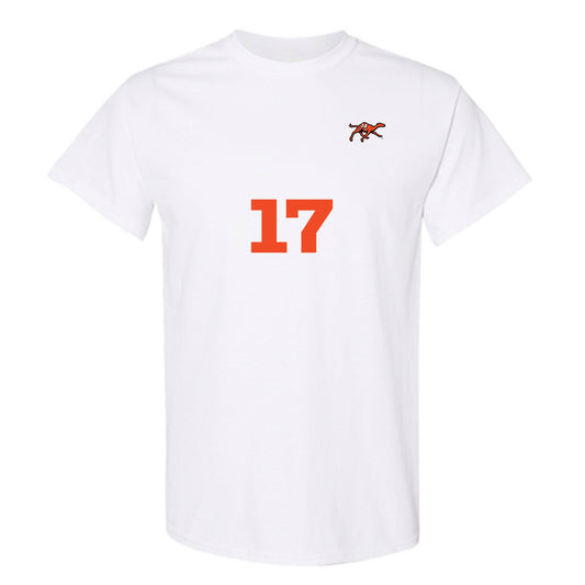 Campbell - NCAA Men's Soccer : Skyler Wright - Replica Shersey T-Shirt-0