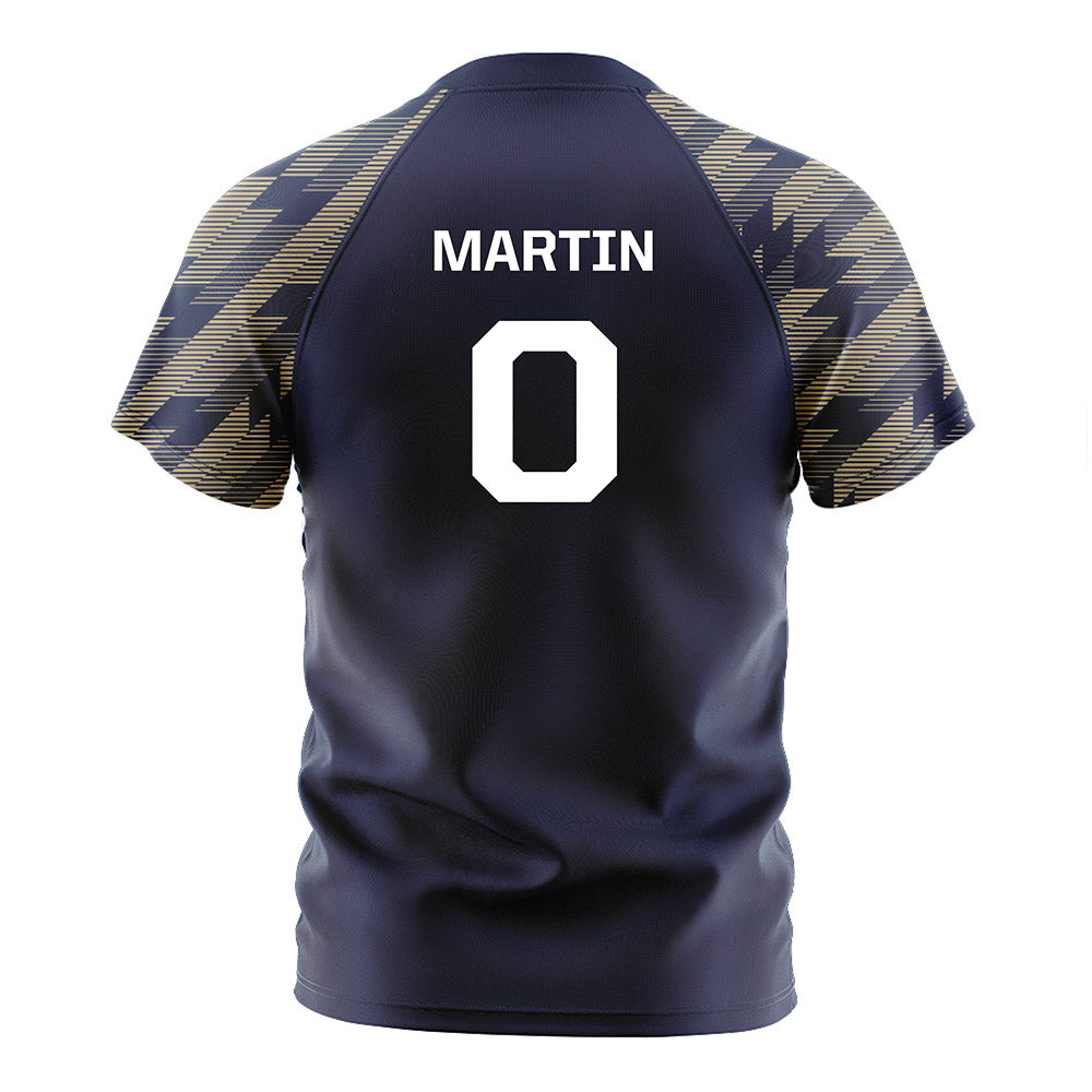 GWU - NCAA Men's Soccer : JP martin - Navy Soccer Jersey-1