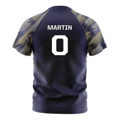 GWU - NCAA Men's Soccer : JP martin - Navy Soccer Jersey-1
