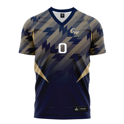 GWU - NCAA Men's Soccer : JP martin - Navy Soccer Jersey-0