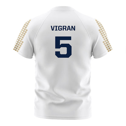 GWU - NCAA Women's Soccer : Rose Vigran - White Soccer Jersey-1