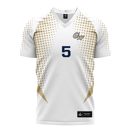 GWU - NCAA Women's Soccer : Rose Vigran - White Soccer Jersey-0