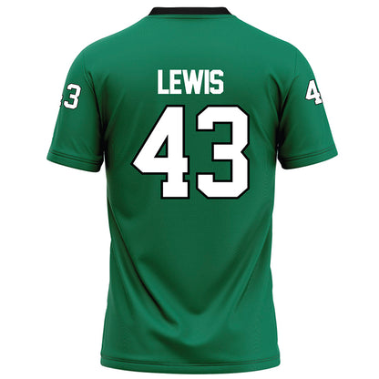 Northeastern State - NCAA Football : Kameron Lewis - Green Football Jersey-1