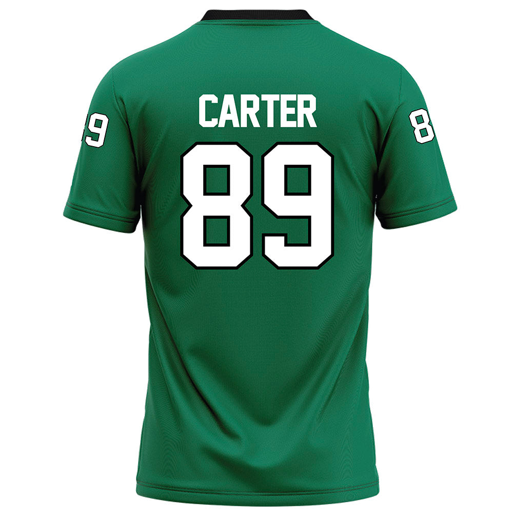 Northeastern State - NCAA Football : Reese Carter - Green Football Jersey-1