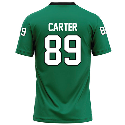 Northeastern State - NCAA Football : Reese Carter - Green Football Jersey-1