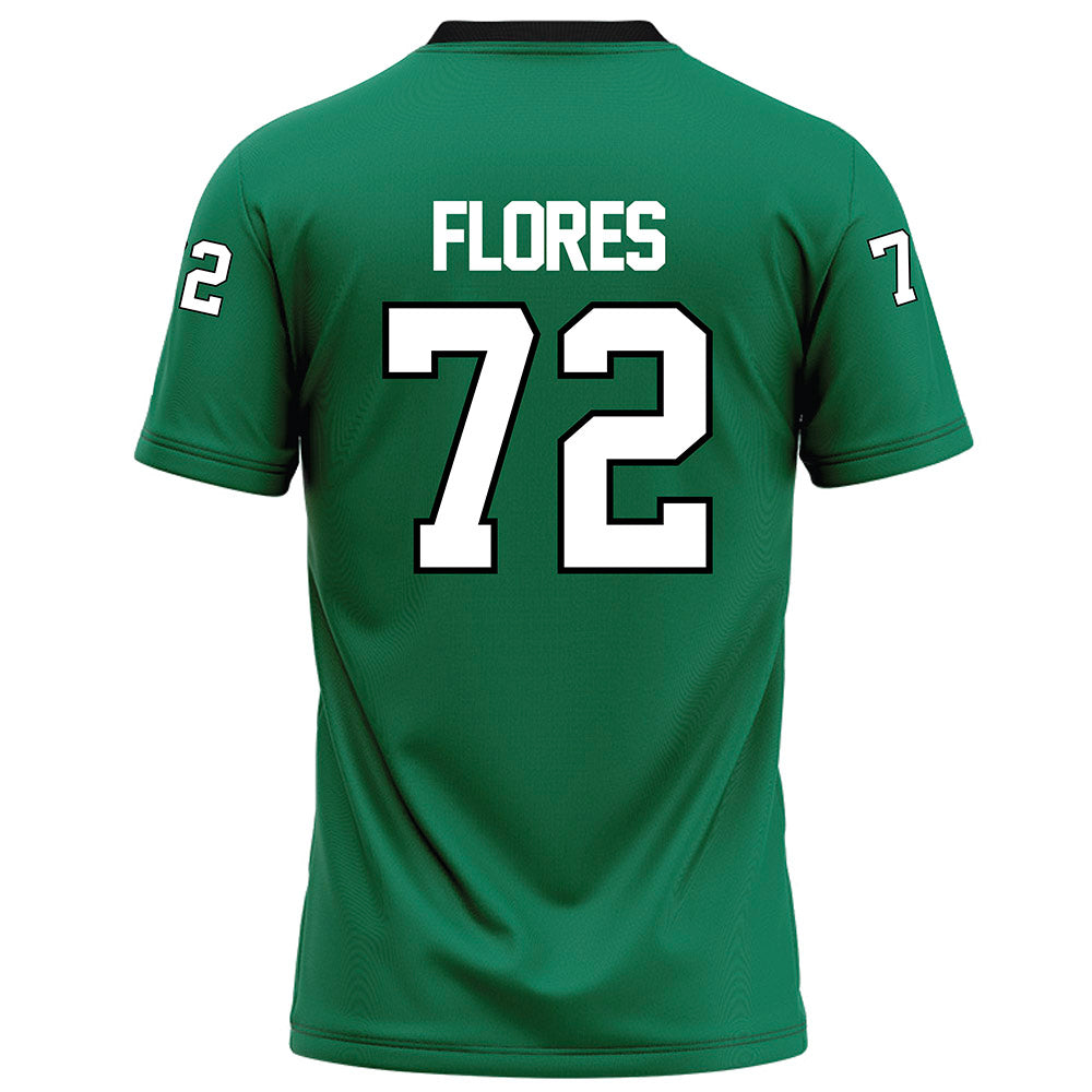 Northeastern State - NCAA Football : Jayden Flores - Green Football Jersey-1