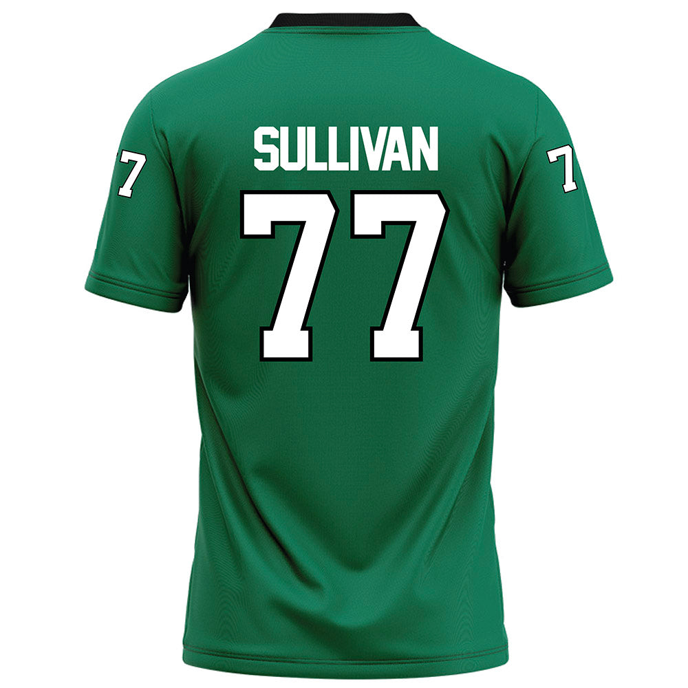 Northeastern State - NCAA Football : Brock Sullivan - Green Football Jersey-1