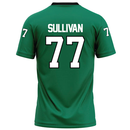 Northeastern State - NCAA Football : Brock Sullivan - Green Football Jersey-1