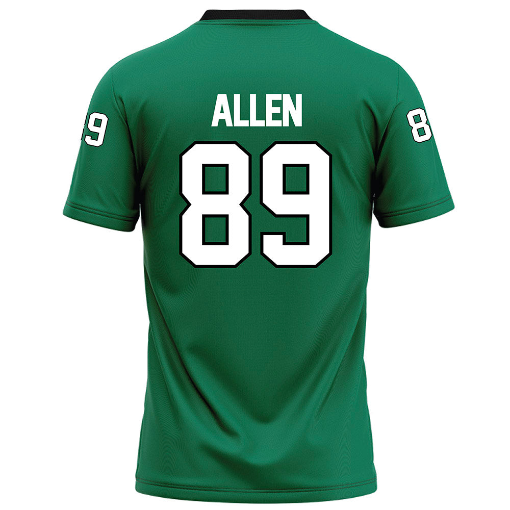 Northeastern State - NCAA Football : Koleson Allen - Green Football Jersey-1
