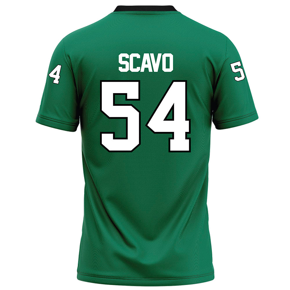 Northeastern State - NCAA Football : Anthony Scavo - Green Football Jersey-1