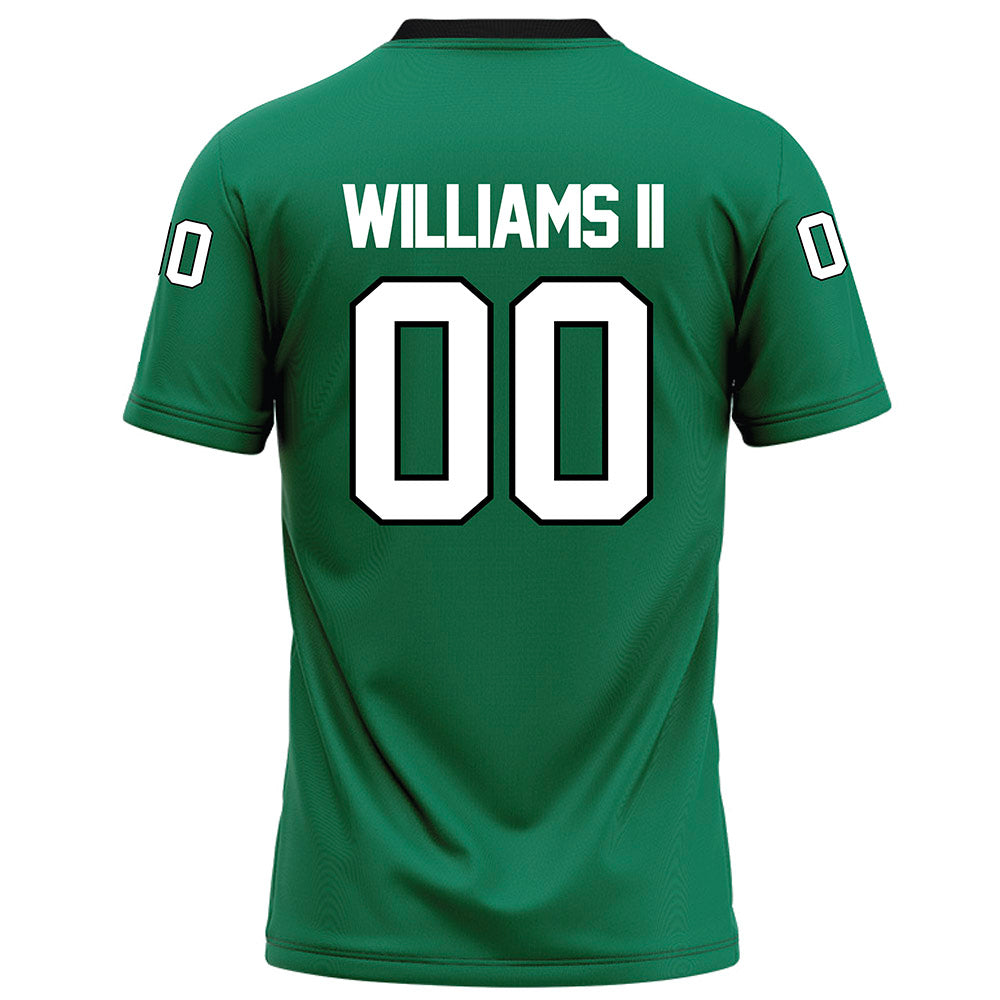 Northeastern State - NCAA Football : Vincent Williams II - Green Football Jersey-1