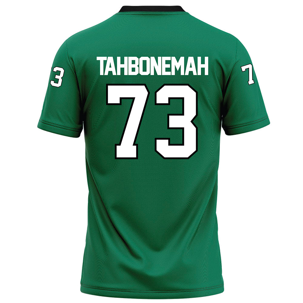 Northeastern State - NCAA Football : Caden Tahbonemah - Green Football Jersey-1
