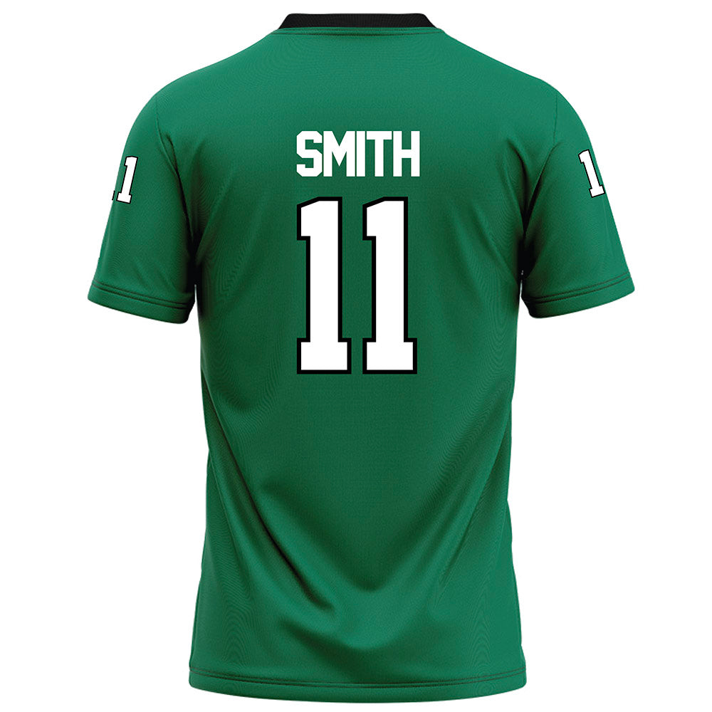 Northeastern State - NCAA Football : Donnie Smith - Green Football Jersey-1