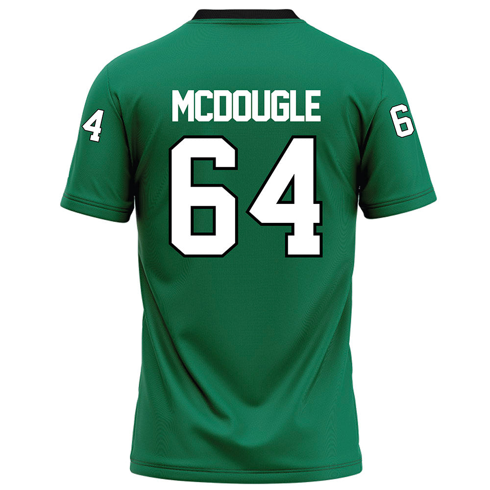 Northeastern State - NCAA Football : Melvin McDougle - Green Football Jersey-1
