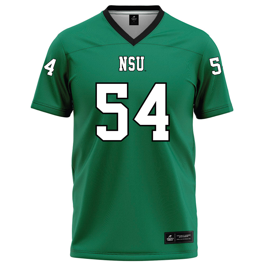 Northeastern State - NCAA Football : Anthony Scavo - Green Football Jersey-0