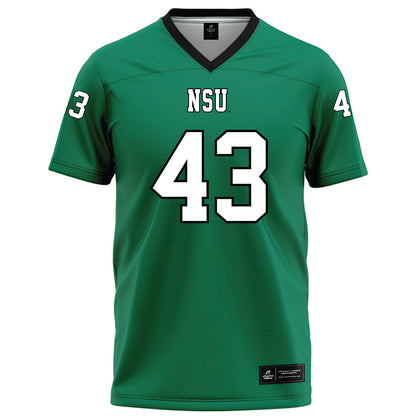 Northeastern State - NCAA Football : Kameron Lewis - Green Football Jersey-0
