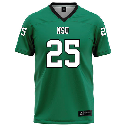 Northeastern State - NCAA Football : Teyton Chandler - Green Football Jersey-0