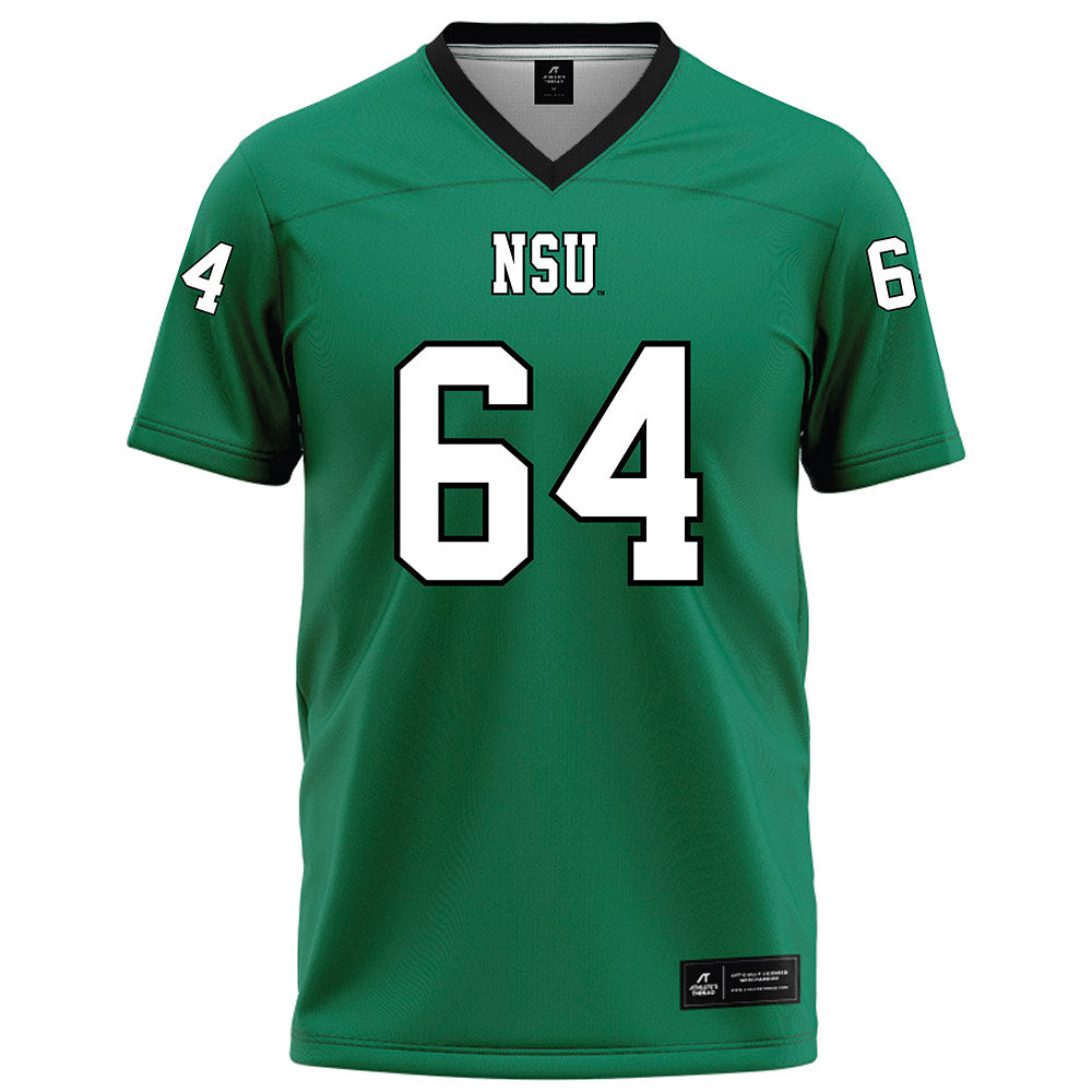 Northeastern State - NCAA Football : Melvin McDougle - Green Football Jersey-0