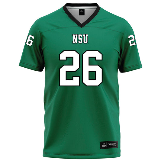 Northeastern State - NCAA Football : Anthony Coleman - Green Football Jersey-0
