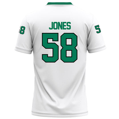 Northeastern State - NCAA Football : Deven Jones - White Football Jersey-1