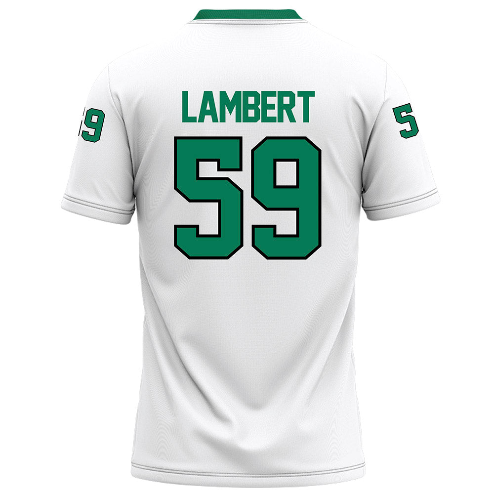 Northeastern State - NCAA Football : Josh Lambert - White Football Jersey-1