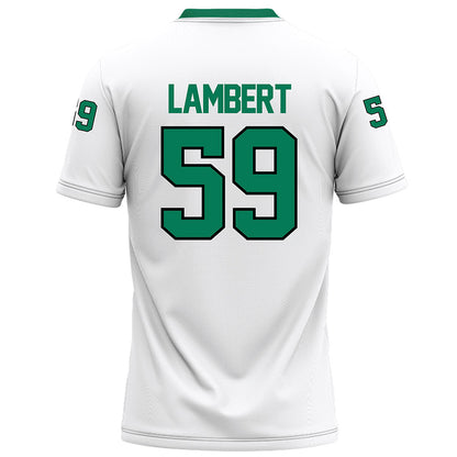 Northeastern State - NCAA Football : Josh Lambert - White Football Jersey-1