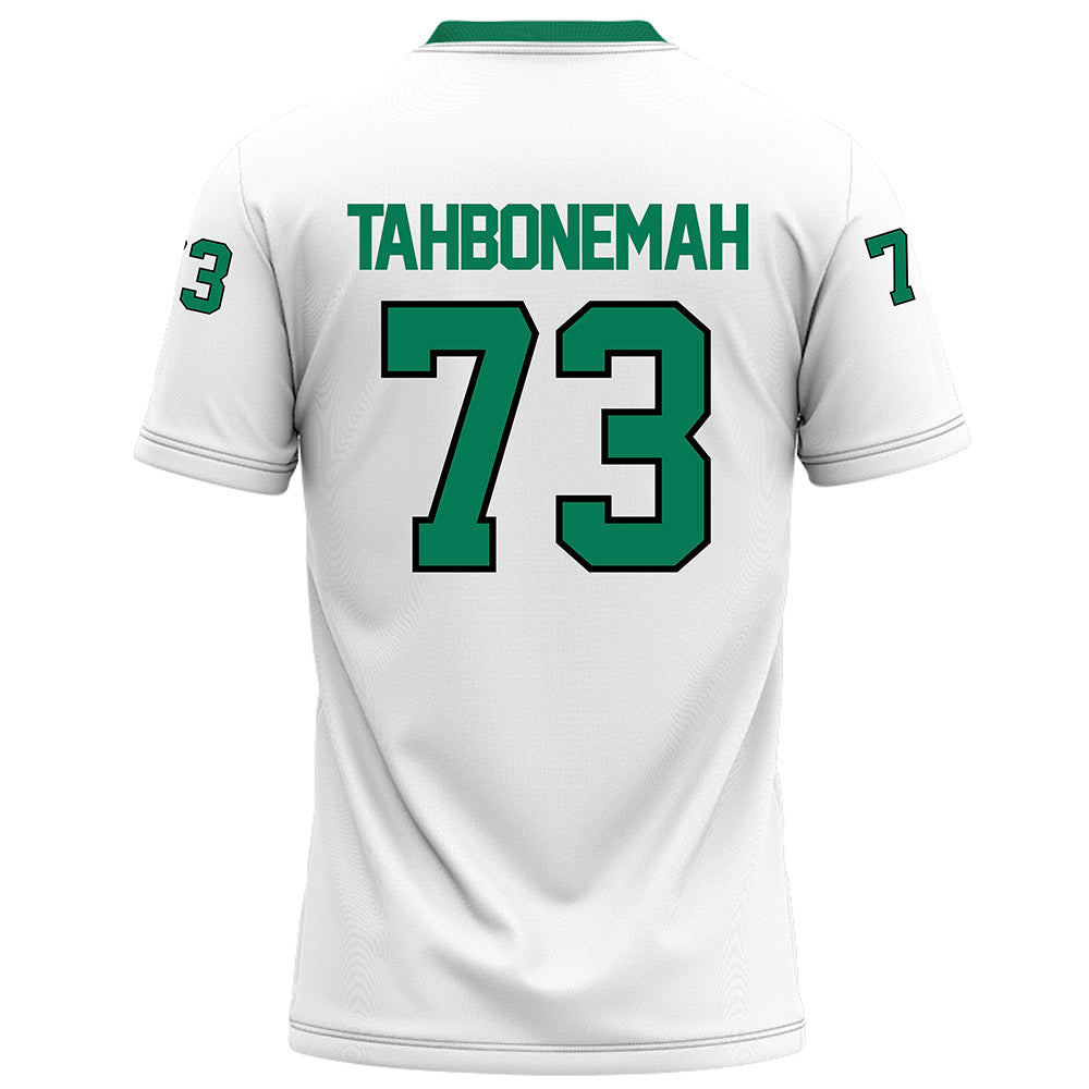 Northeastern State - NCAA Football : Caden Tahbonemah - White Football Jersey-1