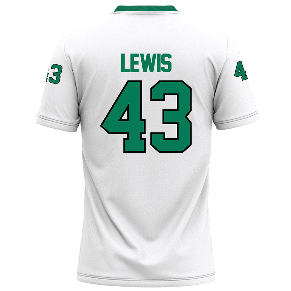 Northeastern State - NCAA Football : Kameron Lewis - White Football Jersey-1
