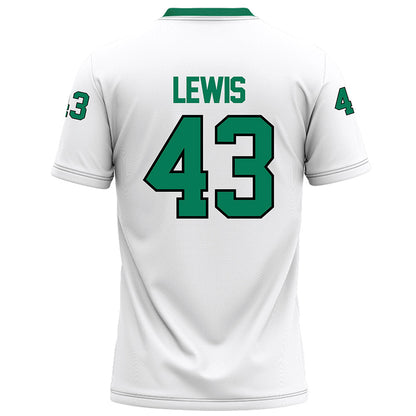Northeastern State - NCAA Football : Kameron Lewis - White Football Jersey-1