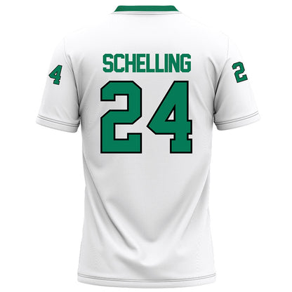 Northeastern State - NCAA Football : Jordan Schelling - White Football Jersey-1
