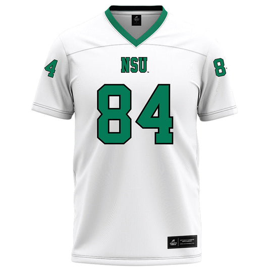 Northeastern State - NCAA Football : Ke'Aunte Thomas - White Football Jersey-0