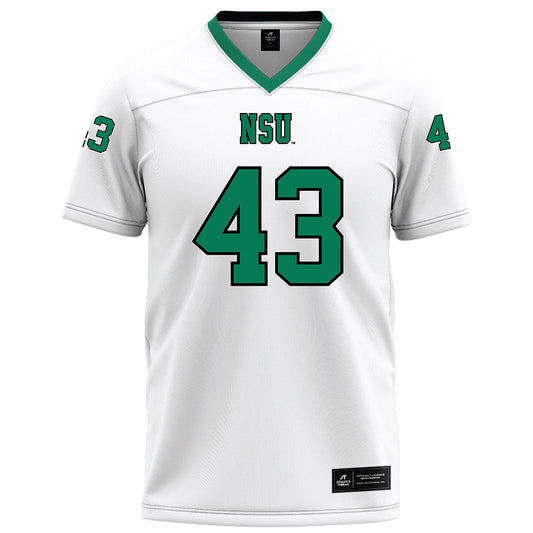 Northeastern State - NCAA Football : Kameron Lewis - White Football Jersey-0