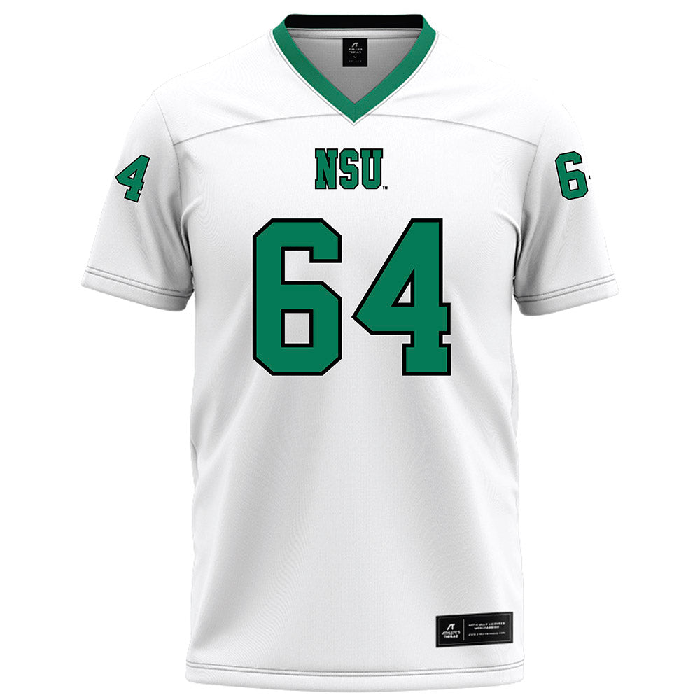 Northeastern State - NCAA Football : Melvin McDougle - White Football Jersey-0