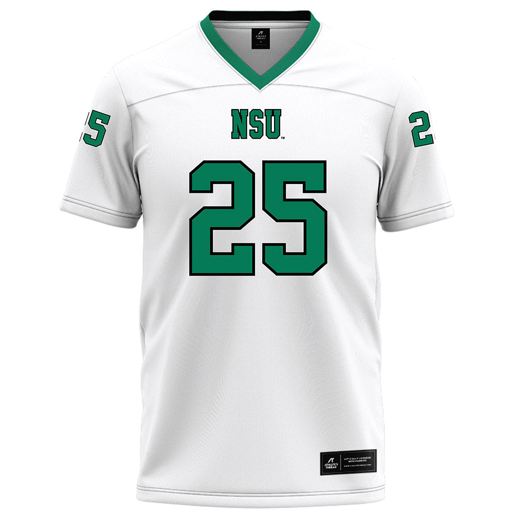 Northeastern State - NCAA Football : Teyton Chandler - White Football Jersey-0