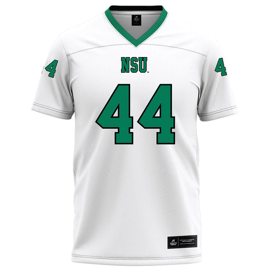 Northeastern State - NCAA Football : Jordan Schelling - White Football Jersey-0