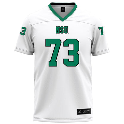 Northeastern State - NCAA Football : Caden Tahbonemah - White Football Jersey-0