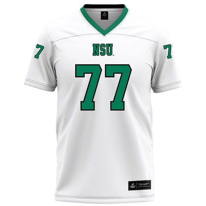 Northeastern State - NCAA Football : Brock Sullivan - White Football Jersey-0
