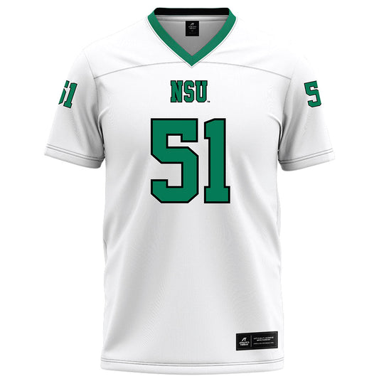 Northeastern State - NCAA Football : Anthony Scavo - White Football Jersey-0