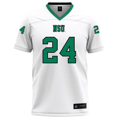 Northeastern State - NCAA Football : Jordan Schelling - White Football Jersey-0