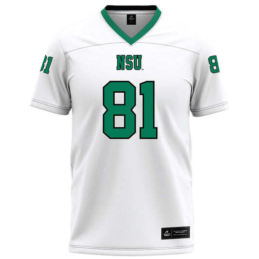 Northeastern State - NCAA Football : Malachi Butler - White Football Jersey-0