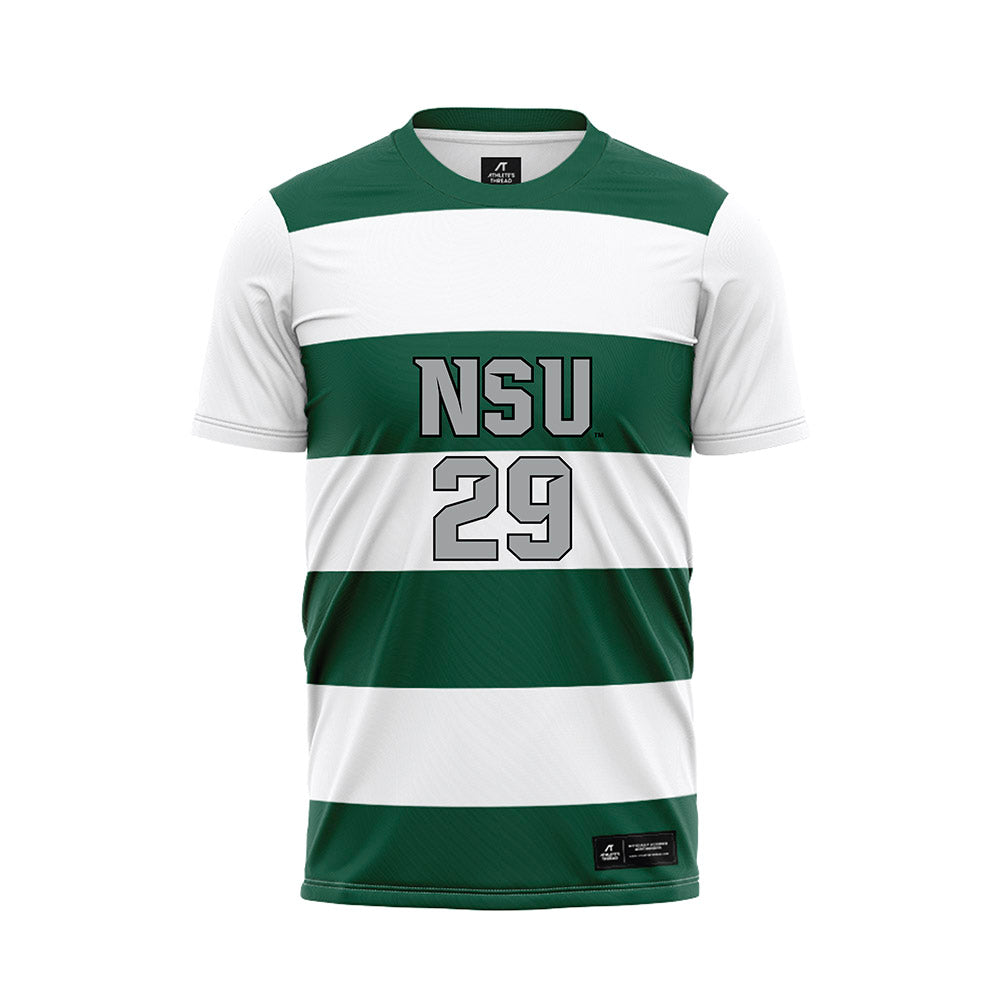 Northeastern State - NCAA Men's Soccer : Jonathan Pectol - White Soccer Jersey-0