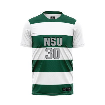 Northeastern State - NCAA Men's Soccer : Matheus Possamai - White Soccer Jersey-0