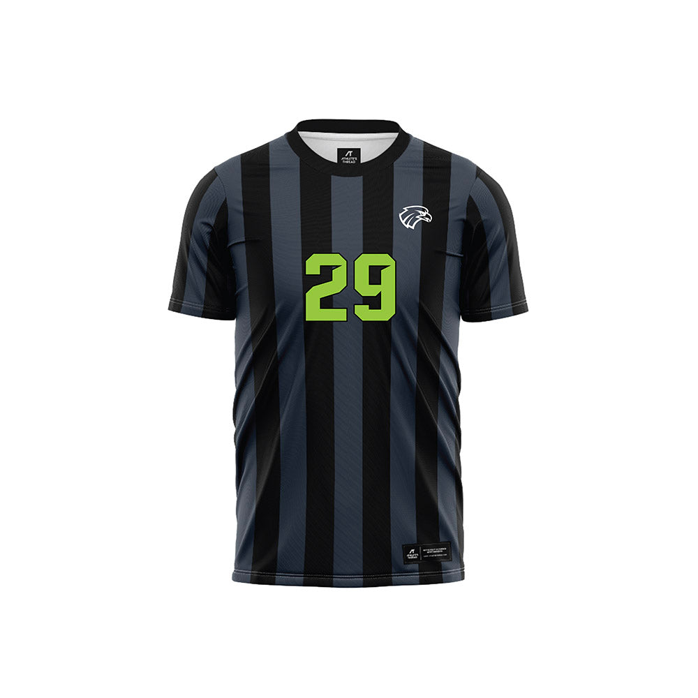 Northeastern State - NCAA Men's Soccer : Jonathan Pectol - Black Volleyball Jersey-0